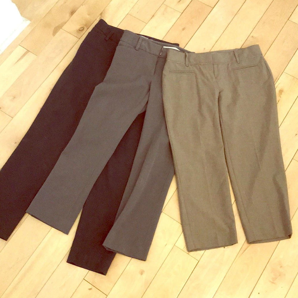 Bundle of loft and gap 00P dress pants